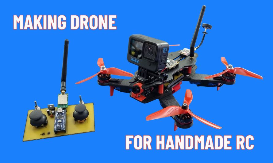 El Yapımı Arduino Uzaktan Kumanda ile Drone Nasıl Yapılır. DIY FPV Drone.