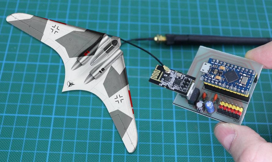 How To Make Delta / V-Tail Mix Arduino Receiver For Delta Wing RC Airplane